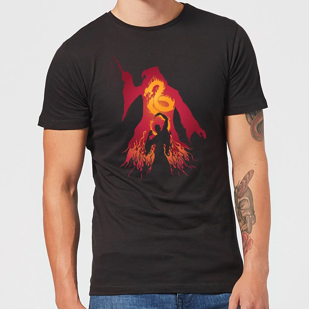 Harry Potter Dumbledore Silhouette T-shirt - Zwart - S - Zwart Afbeelding 1