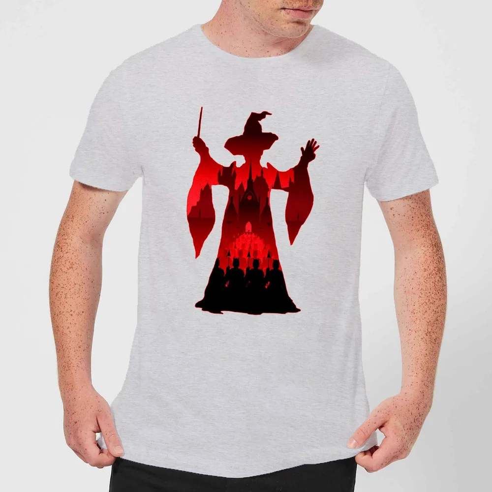 Harry Potter Minerva McGonagall Silhouette T-shirt - Grijs - S - Grijs Afbeelding 1