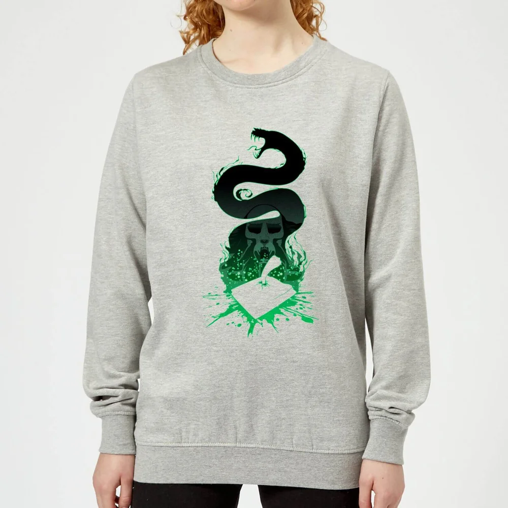 Harry Potter Basilisk Silhouette Dames Trui - Grijs - 3XL - Grijs Afbeelding 1