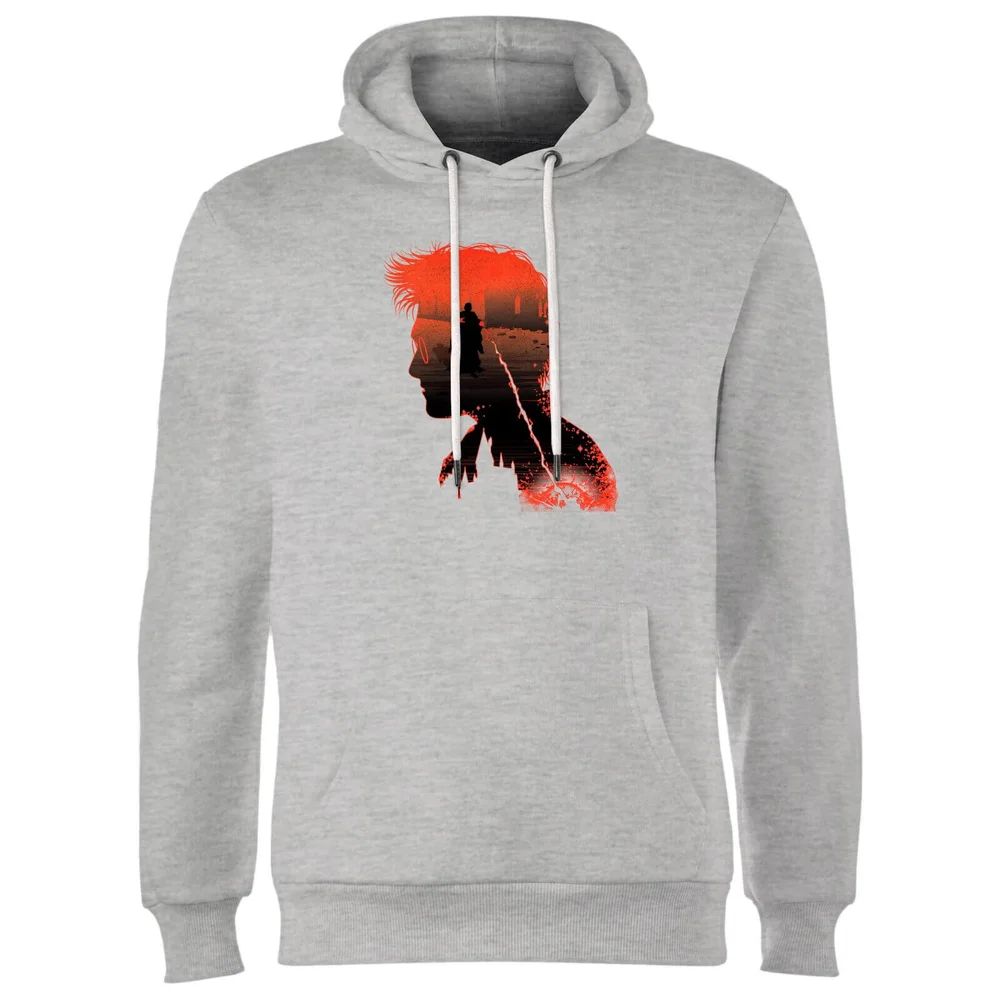 Harry Potter Harry Silhouette Battle Hoodie - Grijs - S - Grijs Afbeelding 1