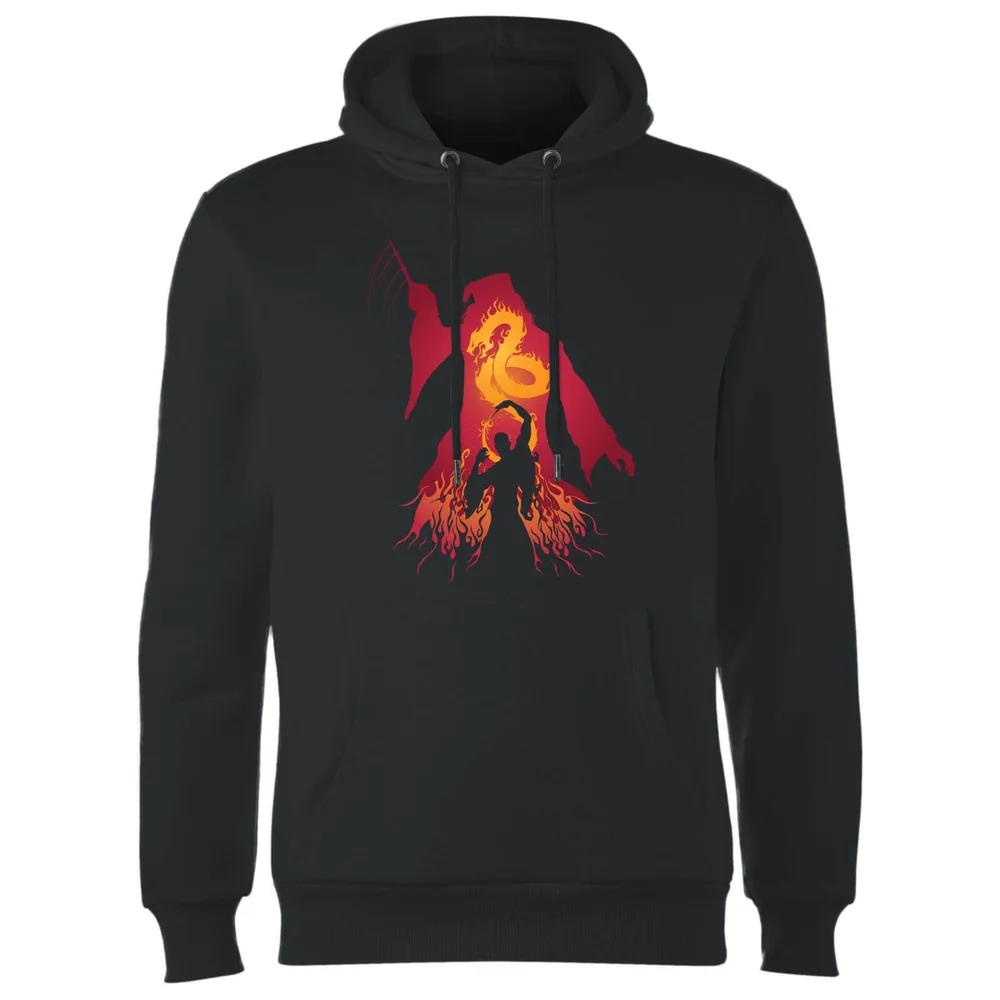 Harry Potter Dumbledore Silhouette Hoodie - Zwart - S - Zwart Afbeelding 1