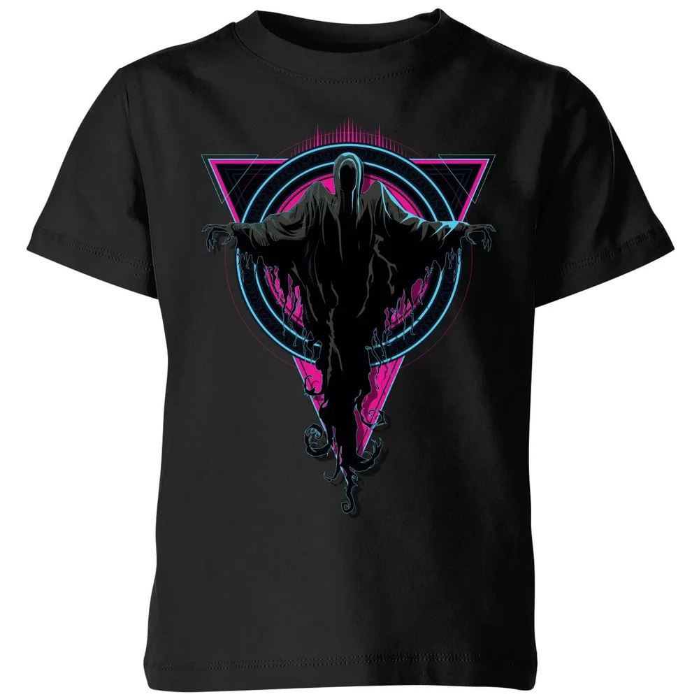 Harry Potter Neon Dementors kinder t-shirt - Zwart - 98/104 (3-4 jaar) - Zwart Afbeelding 1