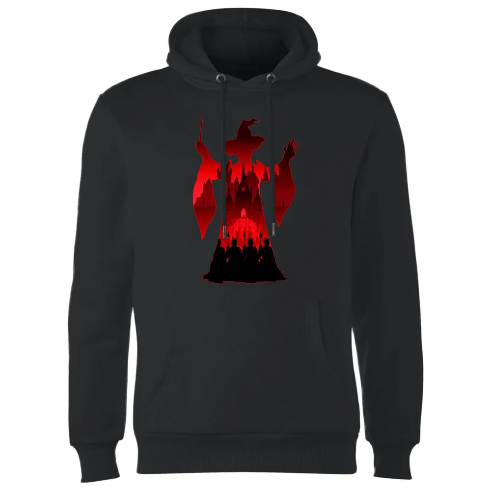 Harry Potter Minerva McGonagall Silhouet hoodie - Zwart - S - Zwart Afbeelding 1