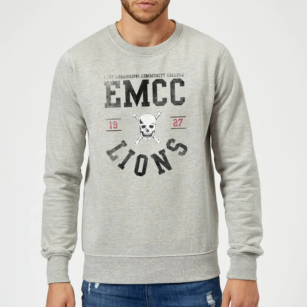 East Mississippi Community College Lions Sweatshirt - Grey - S - Grijs Afbeelding 1