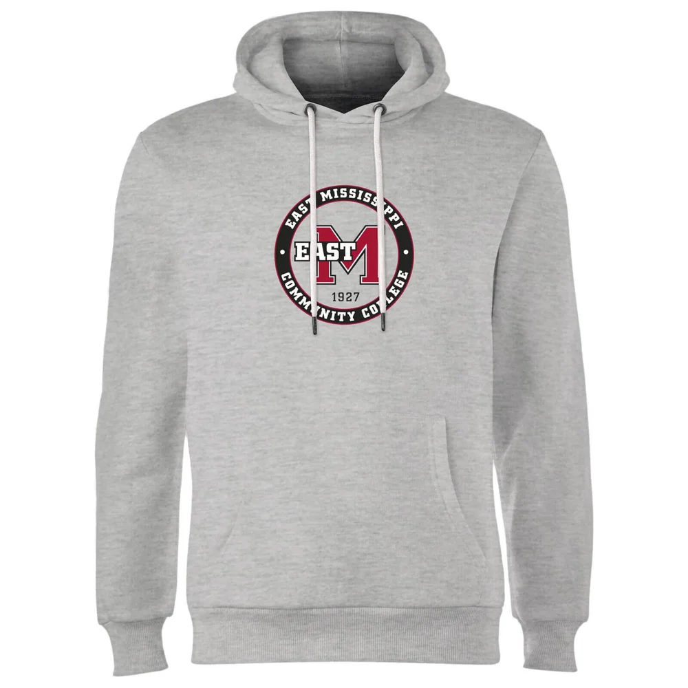 East Mississippi Community College Seal Hoodie - Grey - S - Grijs Afbeelding 1