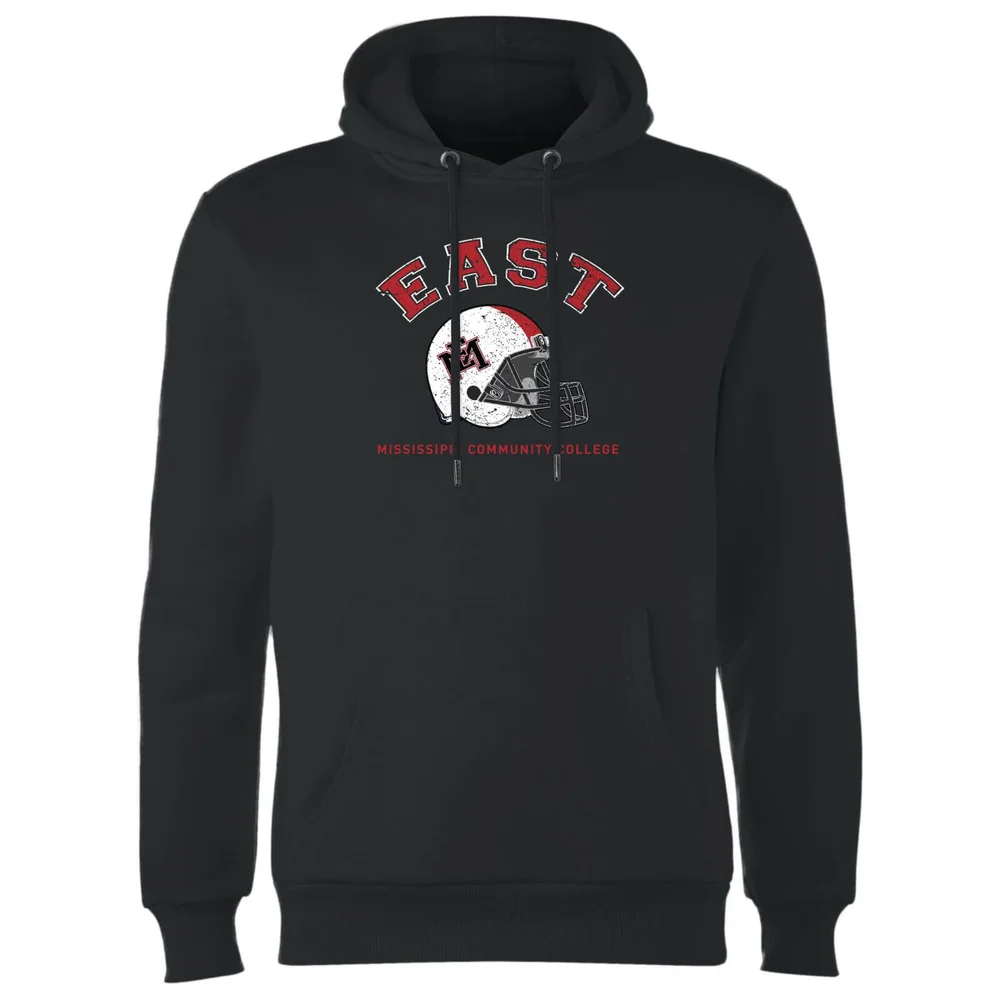 East Mississippi Community College Helmet Hoodie - Black - S Afbeelding 1