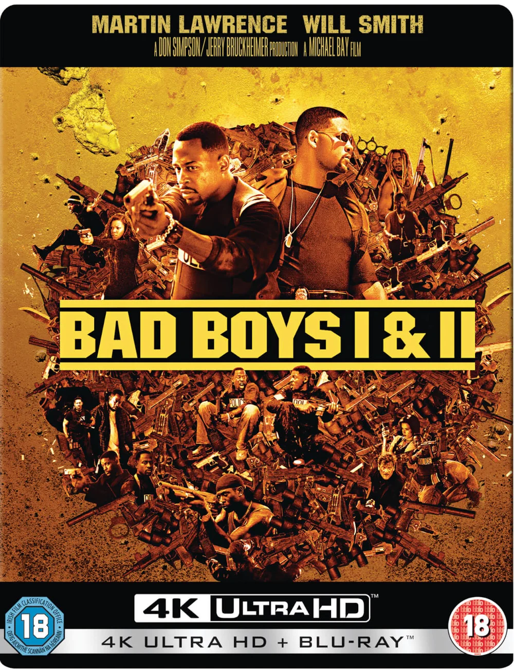 Bad Boys I&II collectie 4K Ultra HD - Zavvi exclusief pop art Steelbook Afbeelding 1