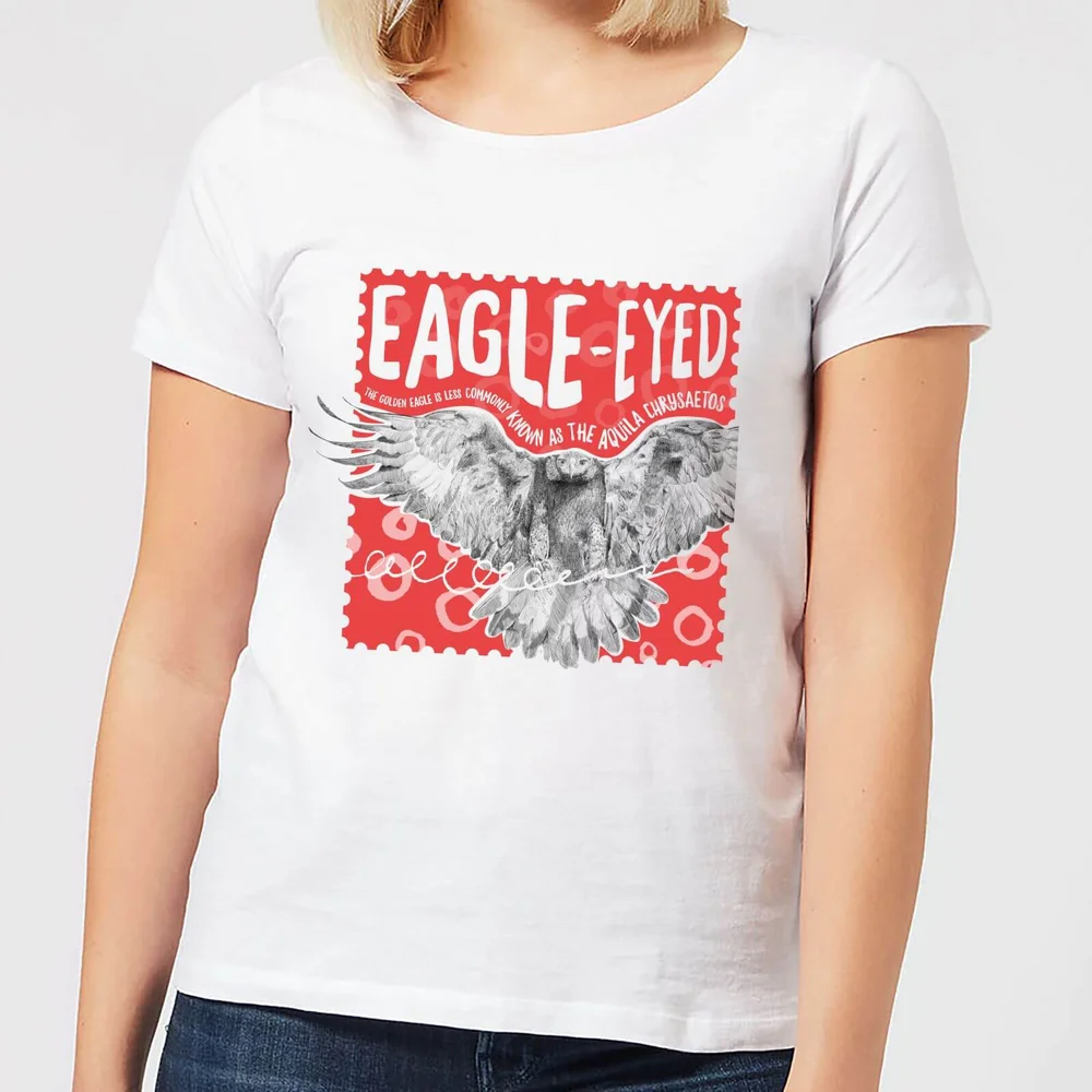 Natural History Museum Eagle Eyed Women's T-Shirt - White - S - Wit Afbeelding 1