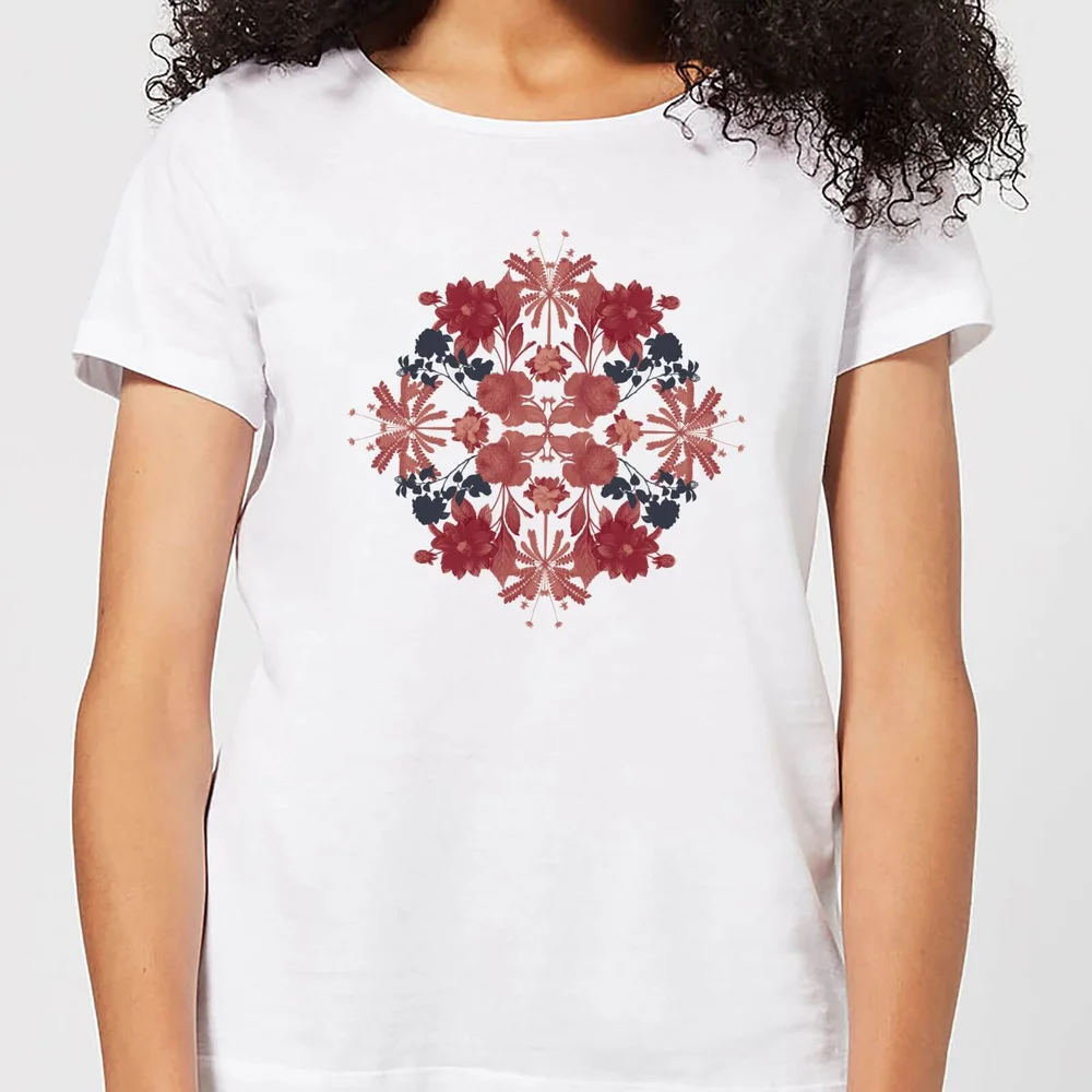 Natural History Museum Flowers And Leaves Women's T-Shirt - White - S - Wit Afbeelding 1