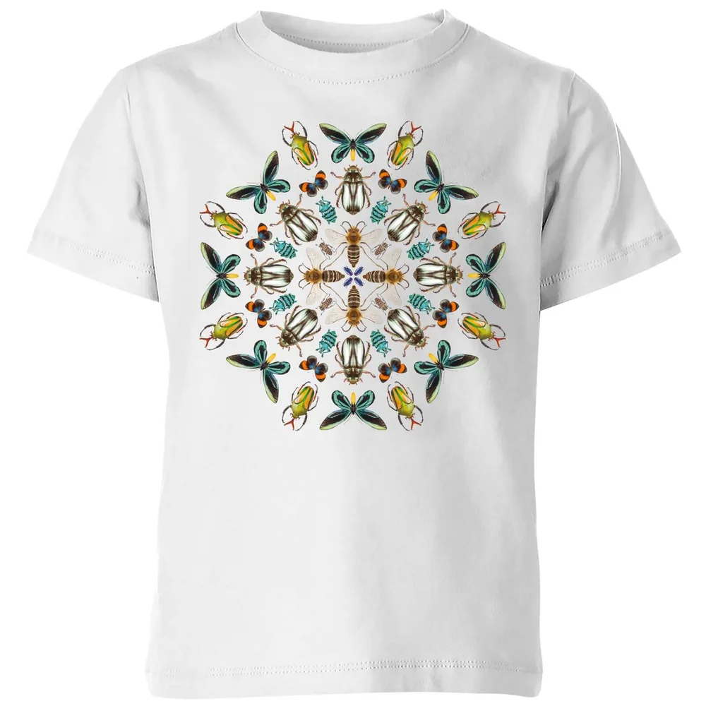 Natural History Museum Bugs And Bees Kids' T-Shirt - White - 98/104 (3-4 jaar) - Wit Afbeelding 1