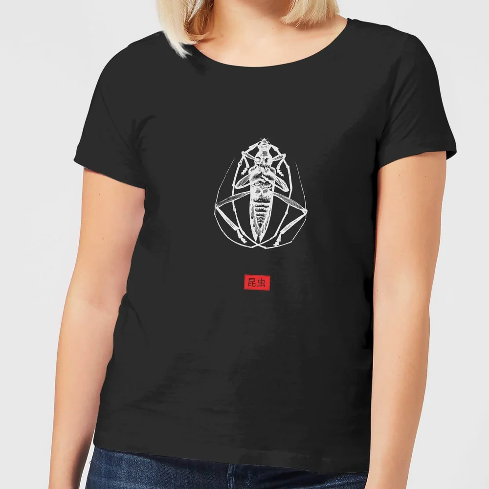 Natural History Museum Bug Fashion Print Women's T-Shirt - Black - S - Zwart Afbeelding 1