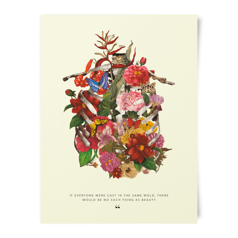 Natural History Museum Cage Of Flowers Art Print Afbeelding 1