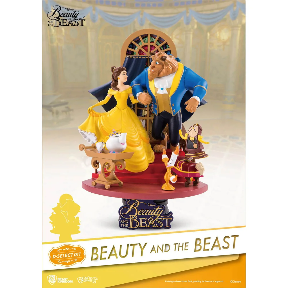 Belle en het Beest D-Select PVC Diorama (15 cm) Afbeelding 1