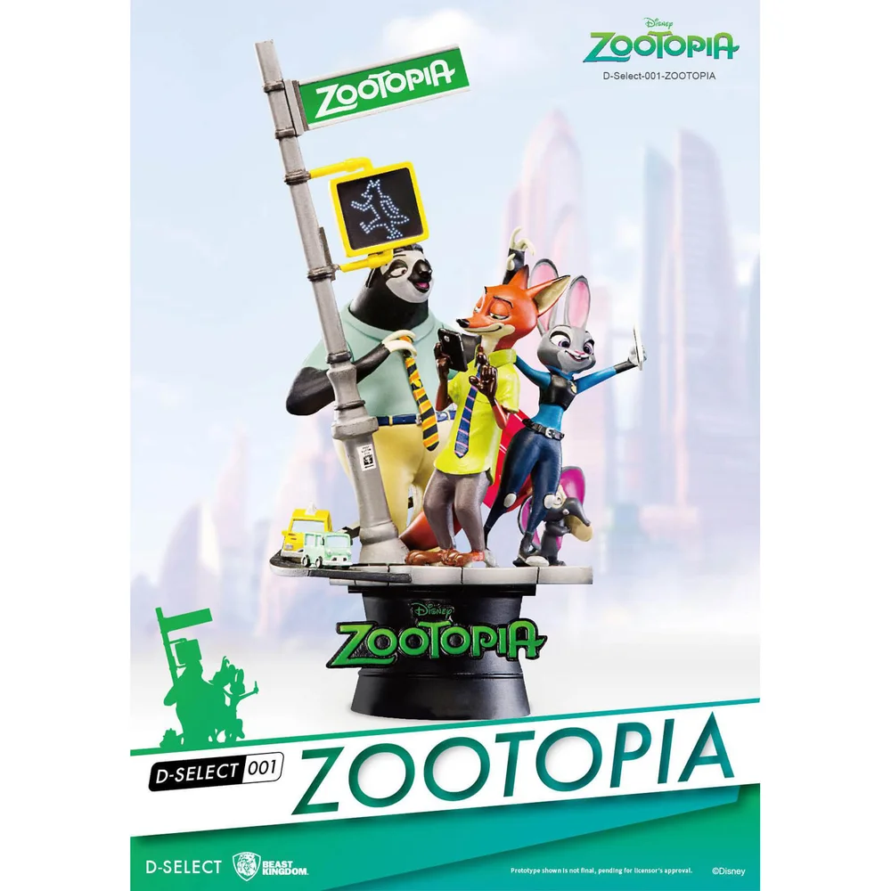 Zootopia D-Select PVC Diorama 16 cm Afbeelding 1