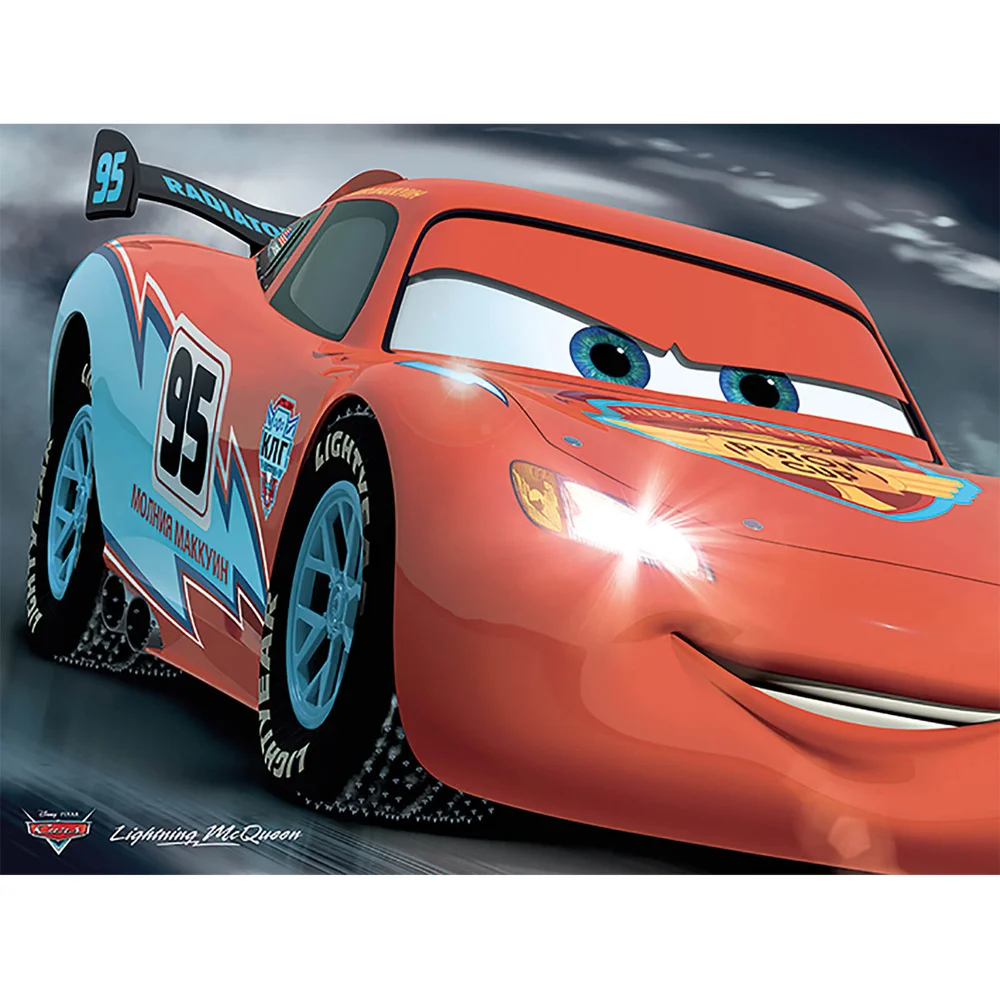 Cars (McQueen 95) 60 x 80cm Canvas Afbeelding 1