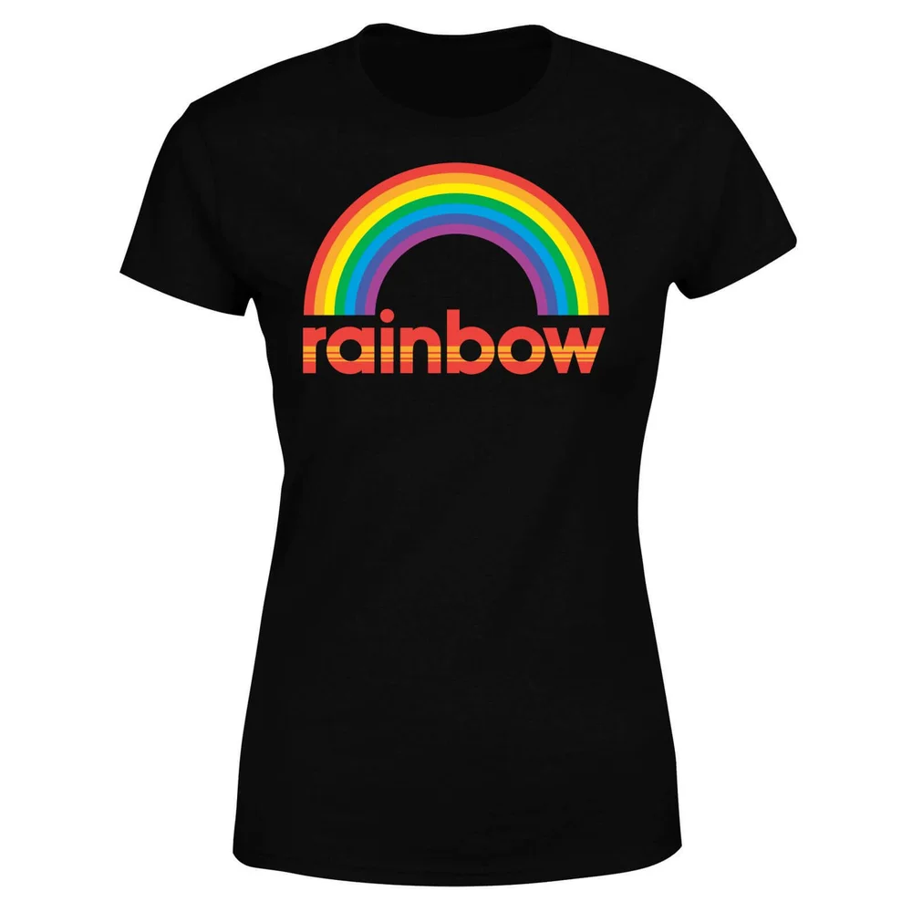 Rainbow Core Logo Women's T-Shirt - Black - S - Zwart Afbeelding 1
