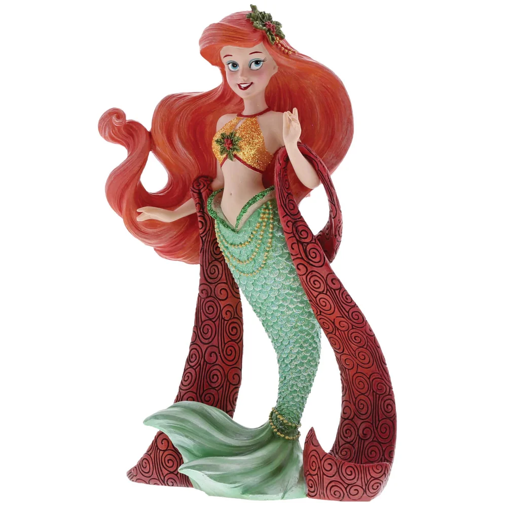 Disney Showcase Christmas Ariel Figurine Afbeelding 1