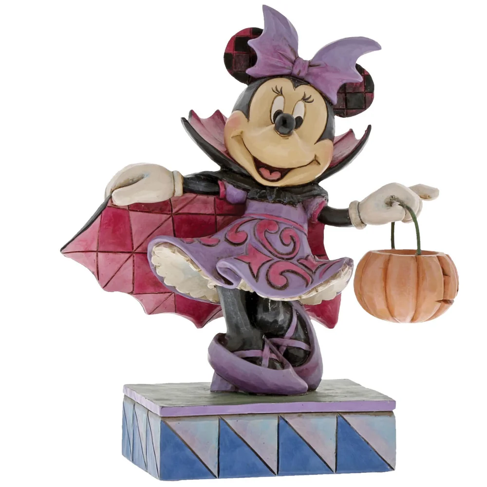 Disney Traditions Violet Vampire Minnie Mouse Figurine Afbeelding 1