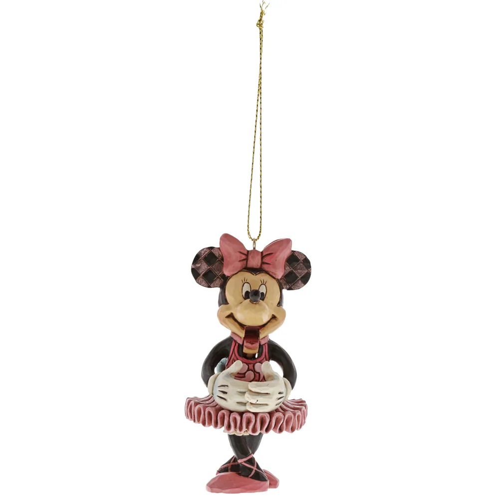 Disney Traditions Minnie Mouse Nutcracker Hanging Ornament Afbeelding 1