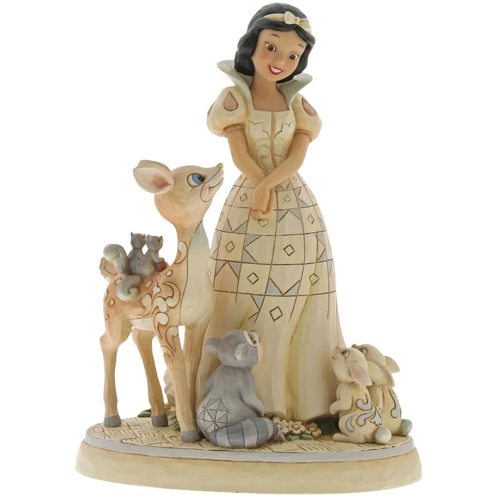 Disney Traditions Bosvrienden wit wonderland Sneeuwwitje beeldje Afbeelding 1