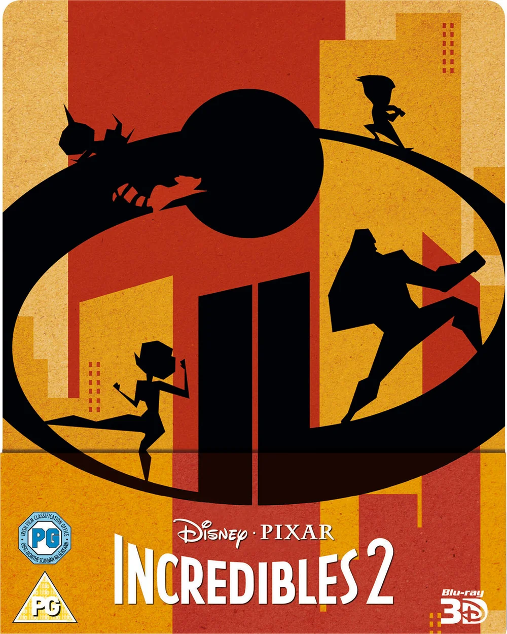 Incredibles 2 3D (Incl. 2D Version) - Zavvi UK Exclusive Steelbook Afbeelding 1