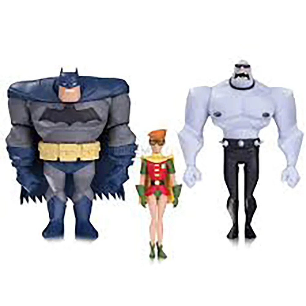 DC Comics Batman Animated Batman Robin Mutant 3 Pack Action Figure Afbeelding 1