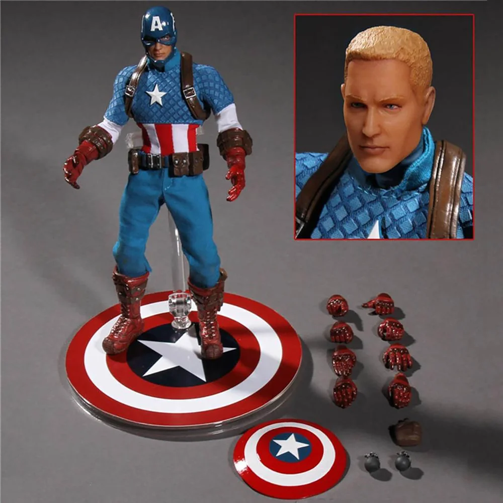 Mezco One:12 Collective Presents Captain America Afbeelding 1