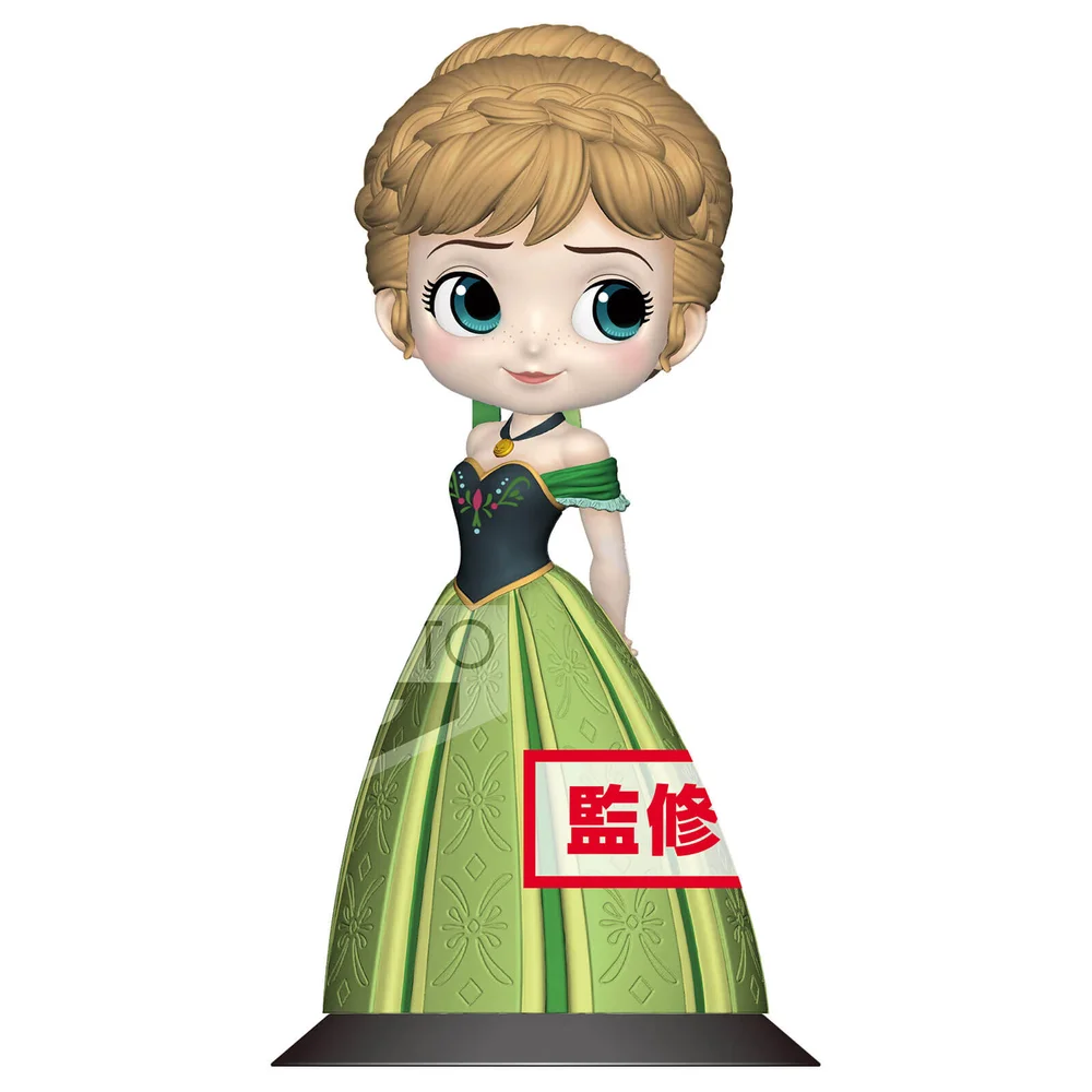 Banpresto Q Posket Disney Frozen Anna Coronation Style Figure 14cm (Pastel Colour Version) Afbeelding 1