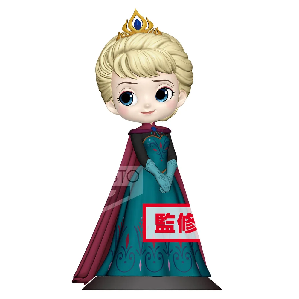Banpresto Q Posket Disney Frozen Elsa Coronation Style Figure 14cm (Normal Colour Version) Afbeelding 1