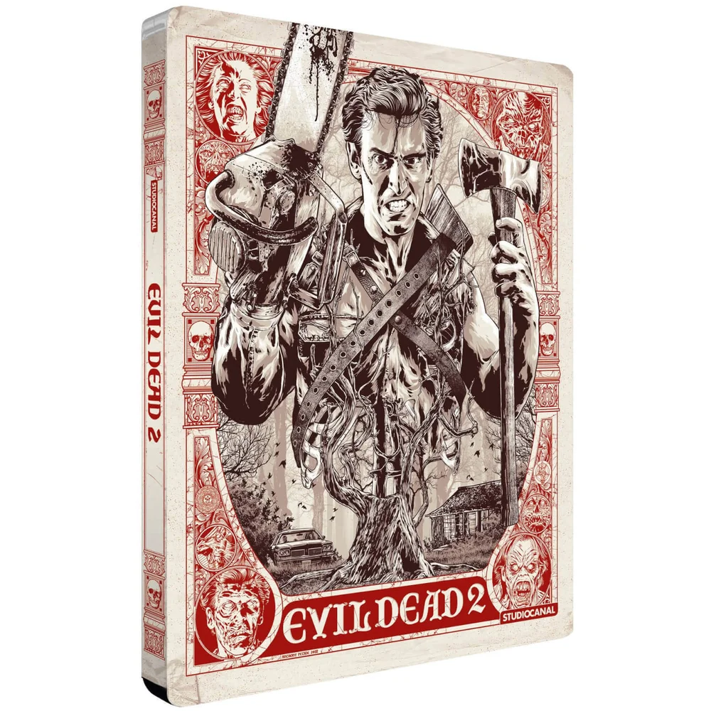 Evil Dead 2 - Zavvi Exclusive 4K Ultra HD Steelbook (Includes 2D Blu ray) Afbeelding 1