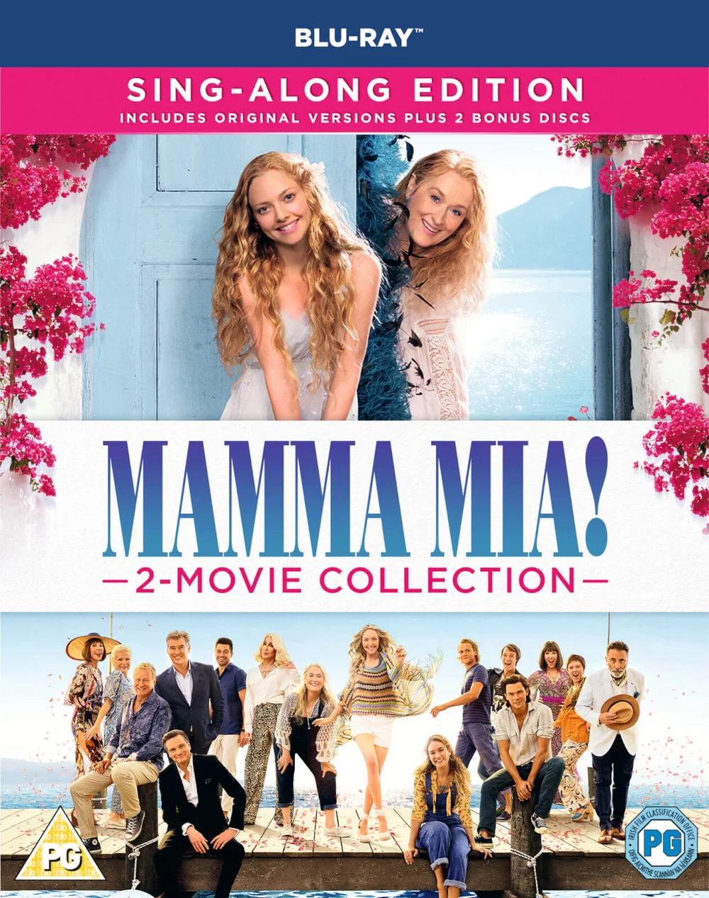 Mamma Mia! 2-filmcollectie - meezingeditie (Blu-ray + 2 bonus disks) Afbeelding 1