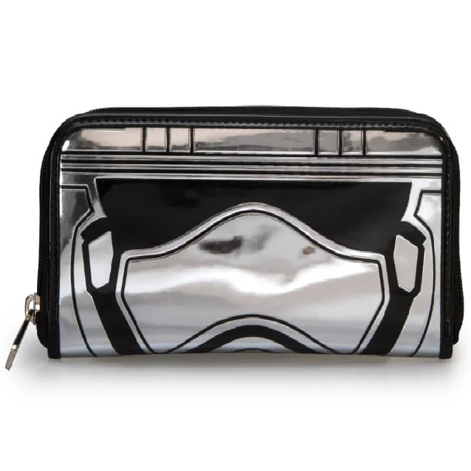 Loungefly Star Wars Captain Phasma Portemonnee - Zilveren Metallic Afbeelding 1