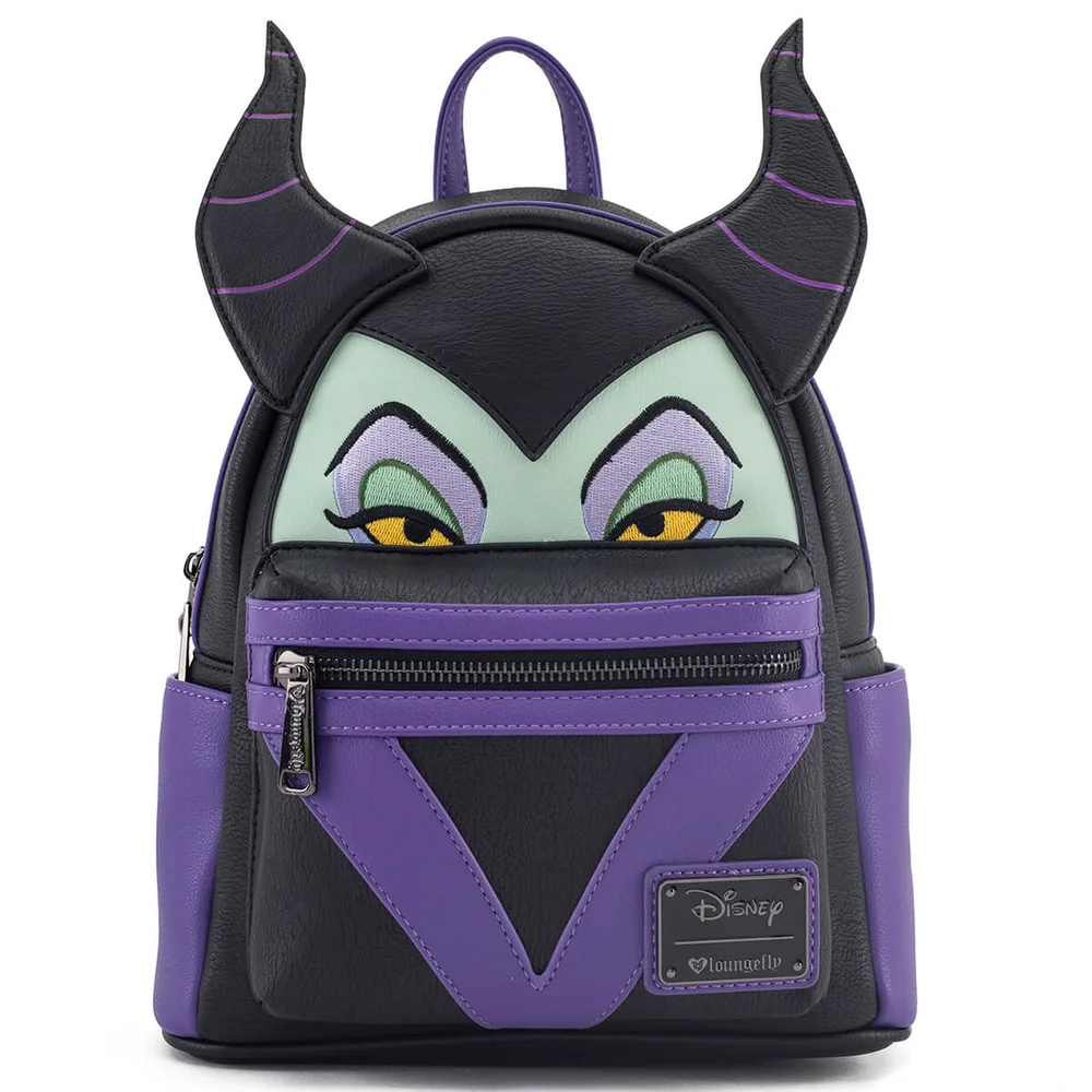 Loungefly Disney Maleficent Face Mini Backpack Afbeelding 1