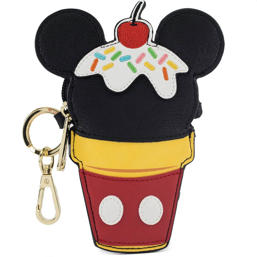 Loungefly Disney Mickey Mouse Ice Cream Cone Coin Bag Afbeelding 1