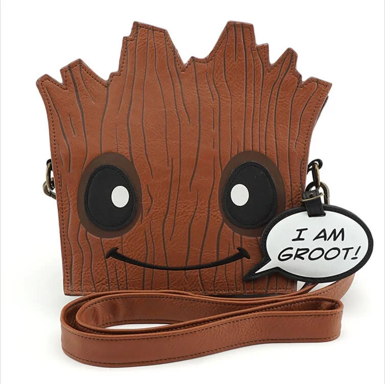 Loungefly Marvel Guardians of the Galaxy Groot Die Gestansde kruisbodytas Afbeelding 1