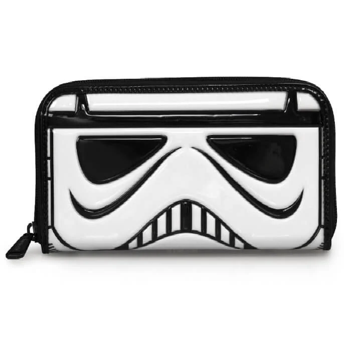 Loungefly Star Wars Stormtrooper Patent Face Wallet Afbeelding 1