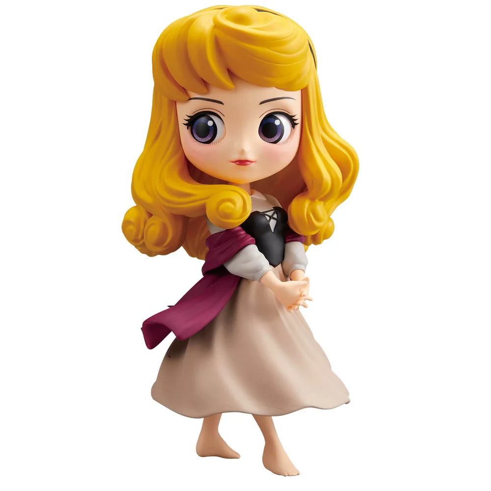Banpresto Q Posket Disney Sleeping Beauty Princess Aurora Figure 14cm (Normal Colour Version) Afbeelding 1