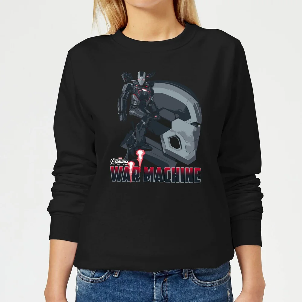 Avengers War Machine Dames Trui - Zwart - S Afbeelding 1