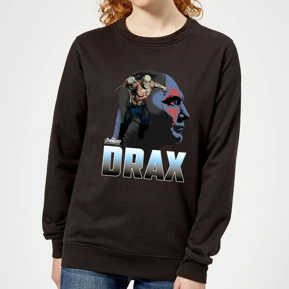 Avengers Drax Dames Trui - Zwart - S Afbeelding 1