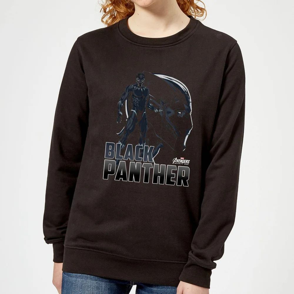 Avengers Black Panther Dames Trui - Zwart - S Afbeelding 1