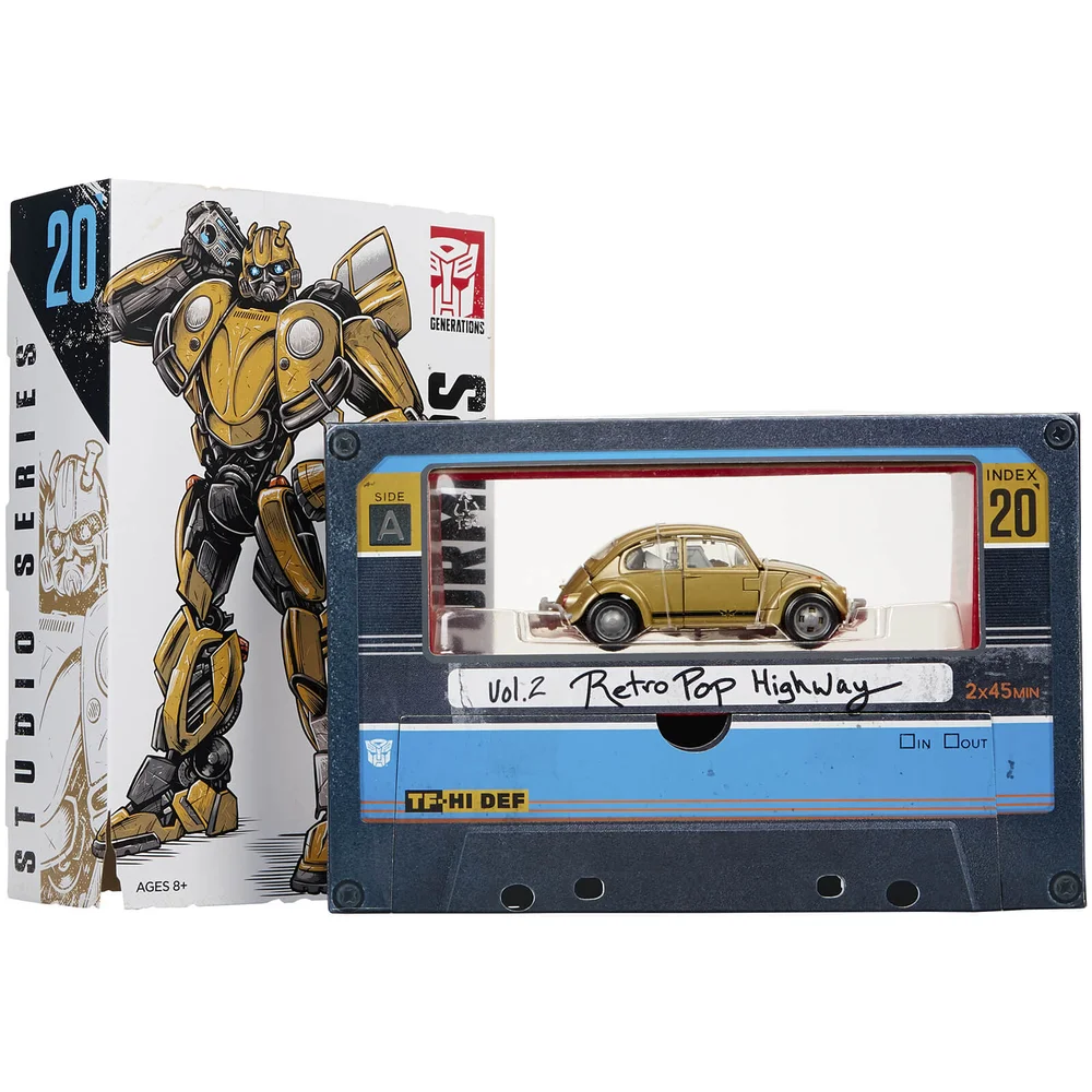 Hasbro Transformers: Studio Series 20 Bumblebee Gold Volkswagen Beetle Vol. 2 Retro Pop Highway Afbeelding 1