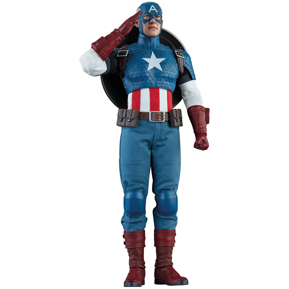 Sideshow Collectibles Marvel Comics Captain America 1/6 Action Figure 30cm Afbeelding 1