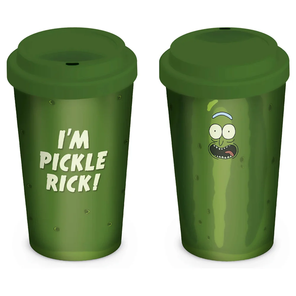 Rick and Morty (Pickle Rick) Travel Mug Afbeelding 1