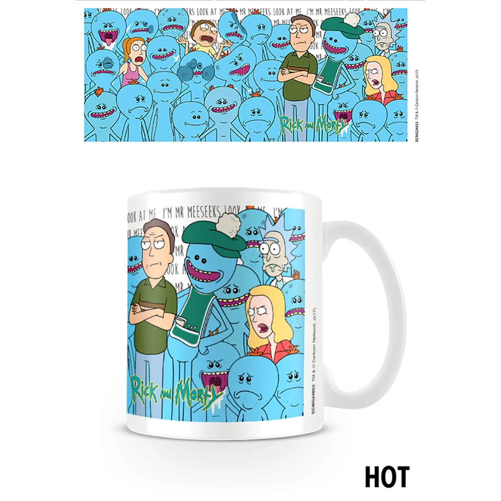 Rick and Morty (Jerry and Mr Meeseeks) Heat Changing Mug Afbeelding 1