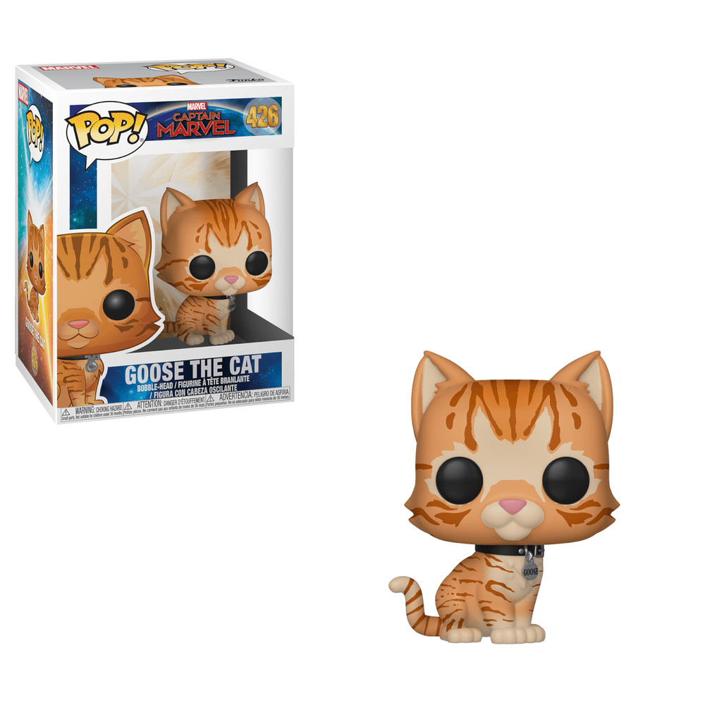 Marvel Captain Marvel Goose the Cat Pop! Vinyl figuur Afbeelding 1