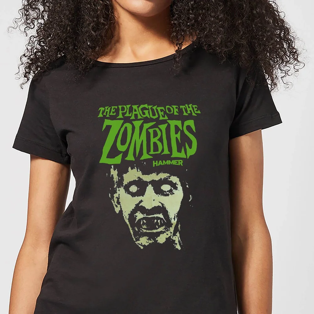 Hammer Horror Plague Of The Zombies Portrait Women's T-Shirt - Black - S Afbeelding 1