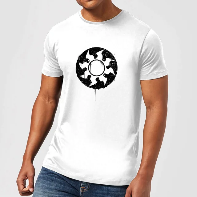 Magic The Gathering White Mana Splatter Men's T-Shirt - White
