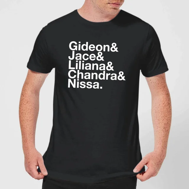 Magic The Gathering Names Men's T-Shirt - Black