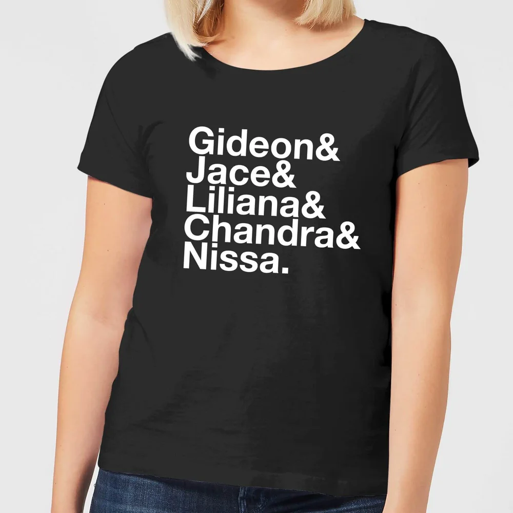 Magic The Gathering Names Women's T-Shirt - Black - S - Zwart Afbeelding 1