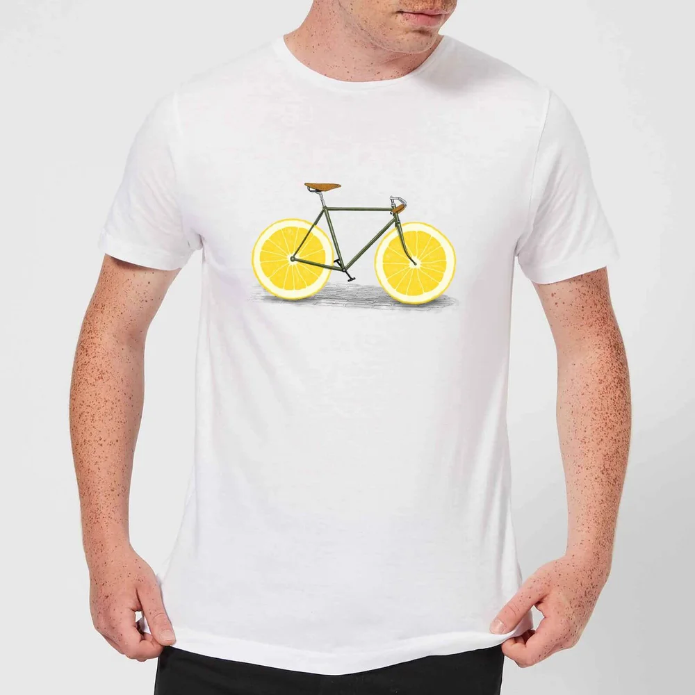 Florent Bodart Citrus Lemon Men's T-Shirt - White - 5XL Afbeelding 1